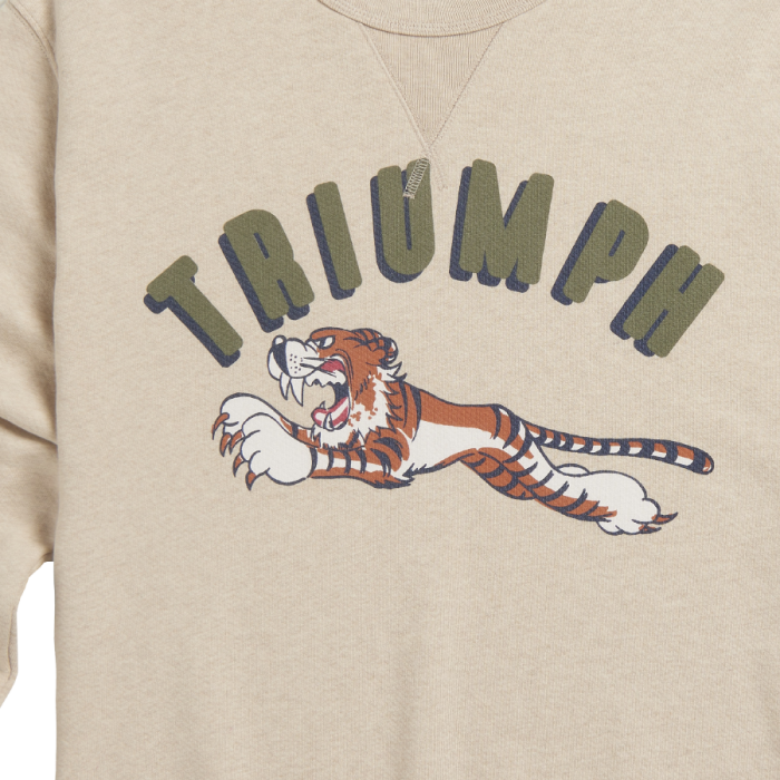 Tiger logo sweatshirt outlet